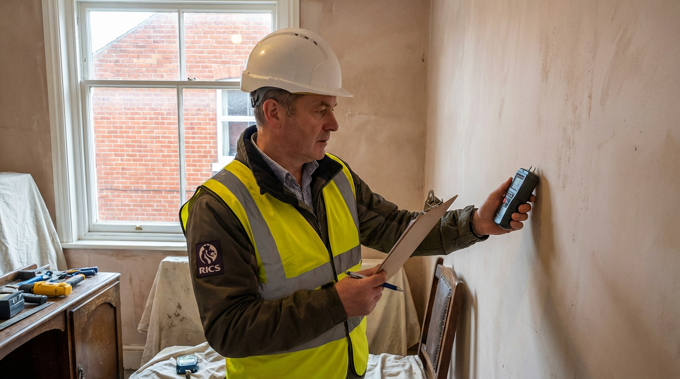 RICS regulated surveyor inspecting a residential property in Coventry